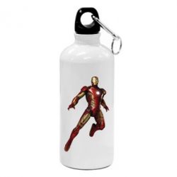 Фляга Железный Человек в воздухе - PrintSalon
