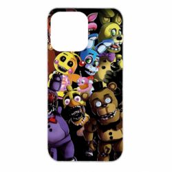 Чохол для iPhone 14 Pro Max FNAF Animatronics-PrintSalon Чохол для iPhone 14 Pro Max FNAF Animatronics