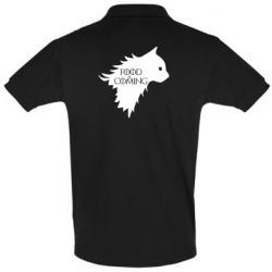 Мужское поло Food is coming - PrintSalon