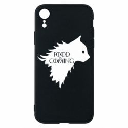 Чехол для iPhone XR Food is coming - PrintSalon