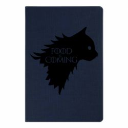 Блокнот с принто Food is coming - PrintSalon