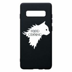 Чехол для Samsung S10+ Food is coming - PrintSalon