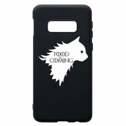 Чехол для Samsung S10e Food is coming - PrintSalon
