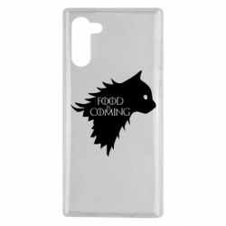 Чехол для Samsung Note 10 Food is coming - PrintSalon