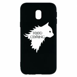 Чехол для Samsung J3 2017 Food is coming - PrintSalon