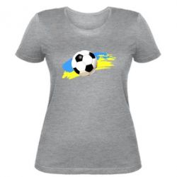 Женская футболка Football of Ukraine - PrintSalon