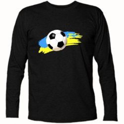 Футболка с длинным рукавом Football of Ukraine - PrintSalon