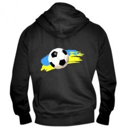Мужское худи на молнии Football of Ukraine
