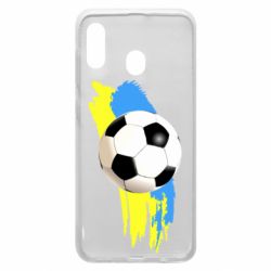 Чехол для Samsung A20 Football of Ukraine - PrintSalon
