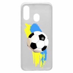 Чехол для Samsung A40 Football of Ukraine - PrintSalon