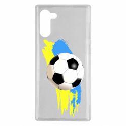 Чехол для Samsung Note 10 Football of Ukraine - PrintSalon