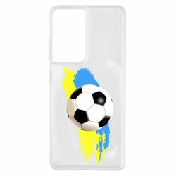 Чехол для Samsung S21 Ultra Football of Ukraine - PrintSalon
