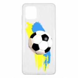 Чехол для Samsung Note 10 Lite Football of Ukraine - PrintSalon