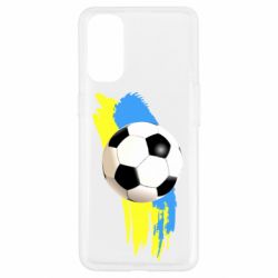 Чехол для Oppo Reno 4 Football of Ukraine - PrintSalon