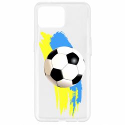 Чехол для Oppo Reno 4 Lite Football of Ukraine - PrintSalon