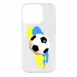 Чехол для iPhone 14 Pro Football of Ukraine - PrintSalon