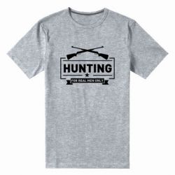 Мужская футболка премиум For real men only - PrintSalon