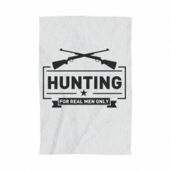 Полотенце с принтом For real men only - PrintSalon