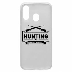 Чехол для Samsung A40 For real men only - PrintSalon