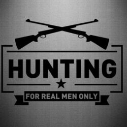 Наклейка For real men only - PrintSalon