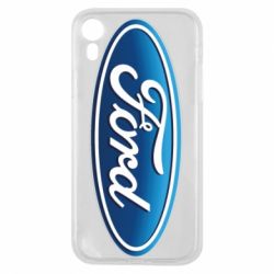 Чехол для iPhone XR Ford 3D Logo - PrintSalon