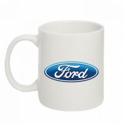 Чашка 320ml Ford 3D Logo - PrintSalon