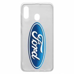 Чехол для Samsung A20 Ford 3D Logo - PrintSalon