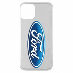 Чехол для iPhone 11 Ford 3D Logo - PrintSalon