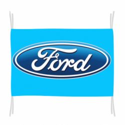 Флаг Ford 3D Logo - PrintSalon