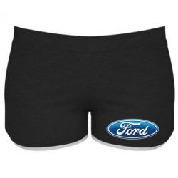 Женские шорты Ford 3D Logo - PrintSalon
