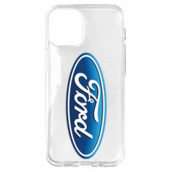 Чехол для iPhone 12 mini Ford 3D Logo - PrintSalon