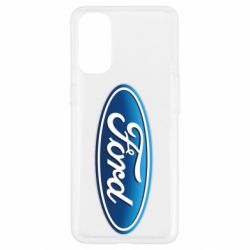 Чехол для Oppo Reno 4 Ford 3D Logo - PrintSalon