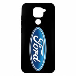 Чехол для Xiaomi Redmi Note 9/Redmi 10X Ford 3D Logo - PrintSalon