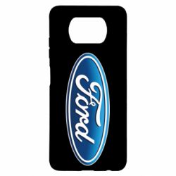 Чехол для Xiaomi Poco X3 Ford 3D Logo - PrintSalon