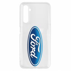 Чехол для Realme 6 Ford 3D Logo - PrintSalon
