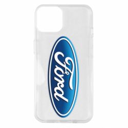 Чехол для iPhone 14 Ford 3D Logo - PrintSalon