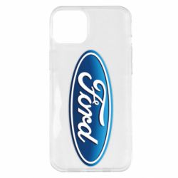 Чехол для iPhone 14 Plus Ford 3D Logo - PrintSalon