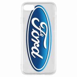 Чехол для iPhone 8 Ford 3D Logo - PrintSalon