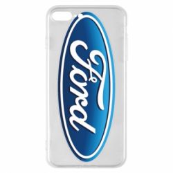 Чехол для iPhone 8 Plus Ford 3D Logo - PrintSalon