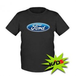 Детская футболка Ford 3D Logo - PrintSalon