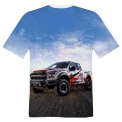 Мужская футболка 3D Ford  F-150 Raptor-PrintSalon Мужская футболка 3D Ford  F-150 Raptor
