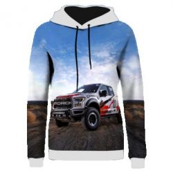 Жіноче 3D худі Ford  F-150 Raptor-PrintSalon Жіноче 3D худі Ford  F-150 Raptor