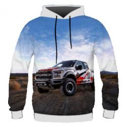 Чоловіче 3D худі Ford  F-150 Raptor