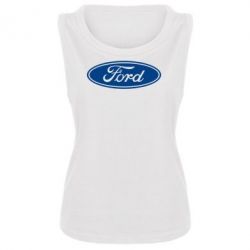Женская майка Ford Logo - PrintSalon
