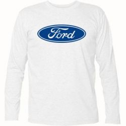 Футболка с длинным рукавом Ford Logo - PrintSalon