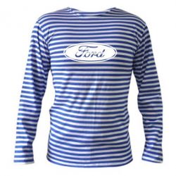 Тельняшка с длинным рукавом Ford Logo - PrintSalon