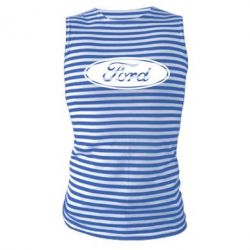 Майка-тельняшка Ford Logo - PrintSalon