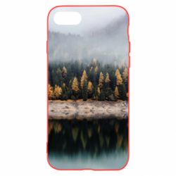 Чехол для iPhone SE 2022 Forest by the lake - PrintSalon