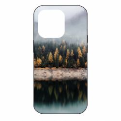 Чехол для iPhone 14 Pro Forest by the lake - PrintSalon