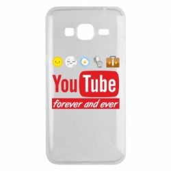 Чехол для Samsung J3 2016 Forever and ever emoji's life youtube - PrintSalon